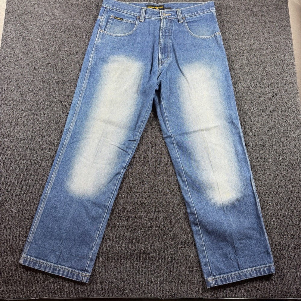 Jordan Craig Men's 36x32 Relaxed Straight Leg Jeans Sandblasted Baggy Streetwear